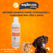 Micodine Shampoo Syntec Cetoconazol e Clorexidine para Cães e Gatos