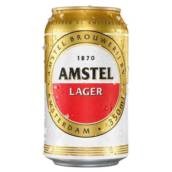 Cerveja Amstel 350ml - R$35,00 cx/12 - Unidade: R$3.50