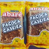 Doce sabor paçoca de amendoim 55g R$1,50