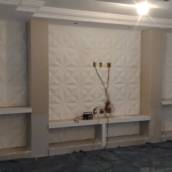 Home em Drywall Revestido com Placas de Gesso Decorativo