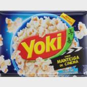Pipoca de microondas Yoki sabor manteiga de cinema 100g