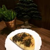 Esfiha de coalhada com zaatar em Bauru