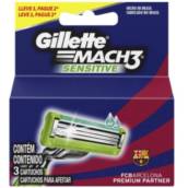 Carga Gillette Mach3 Senitive Barcelona 3 Unidades 