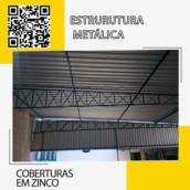 Estrutura Metálica - Cobertura em Zinco