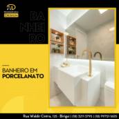 BANHEIRO EM PORCELANATO