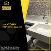 LAVATÓRIO EM PORCELANATO