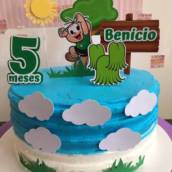 Bolo tema Cebolinha