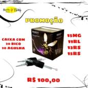 Caixa com 20 bico e 20 agulhas