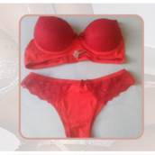 Conjunto Vermelho Queen