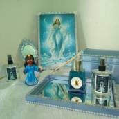 Perfume dos orixás e adereços