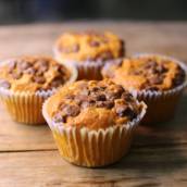 Muffins com gosta de chocolate