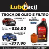 Troca de óleo e filtros