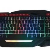 TECLADO GAMER LED RGB TECLAS GHOST E MACRO NEON DEKO RL-K20 PATOS DE MINAS!
