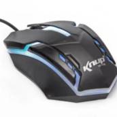 MOUSE GAMER USB 1600 DPI ILUMINAÇÃO LED 3 BOTÕES KNUP KP-V40 PATOS DE MINAS