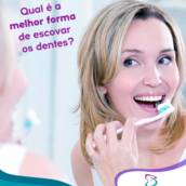 Qual melhor forma de escovar os dentes?