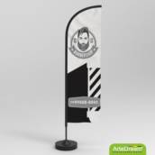 Wind Banner  Barbearia em Bauru