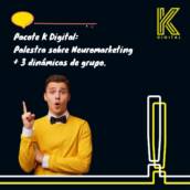 Pacote K Digital: Palestra Sobre Neuromarketing + 3 dinâmicas de grupo.