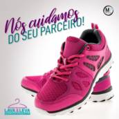 Lavagem e higienização de Tênis