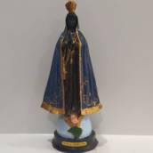 Nossa Senhora Aparecida Resina de 15cm