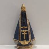 Nossa Senhora Aparecida Gesso Bolinha 20cm