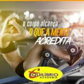 Cuide de você! Venha treinar na Equilíbrio Fit!