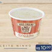 Bolo Caseiro no Pote de Leite Ninho