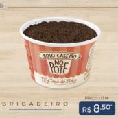 Bolo Caseiro no Pote de Brigadeiro