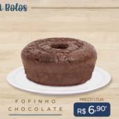 Mini Bolo Fofinho de Chocolate