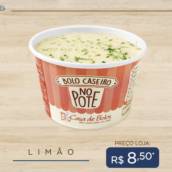 Bolo Caseiro no Pote de Limão