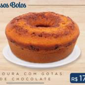Bolo de Cenoura com Gotas de Chocolate
