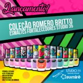 Lançamento da Coleção de esmaltes Romero Brito Studio 35! 