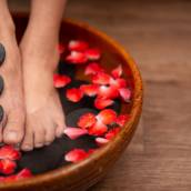 Escalda de Pés com Reflexologia