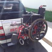 Suporte para transportar cadeira de rodas