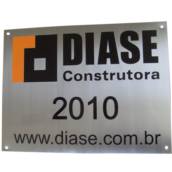  PLACAS DE AÇO INOX