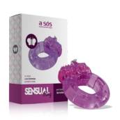 Anel Mágico com Vibrador em Silicone Borboleta