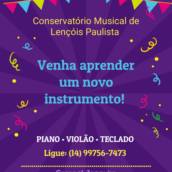 VENHA APRENDER UM NOVO INSTRUMENTO!!!