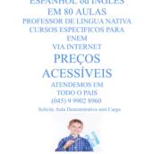 Aula de Inglês e Espanhol