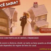  DIVÓRCIO COM PARTILHA DE IMÓVEL FINANCIADO