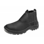 BOTA COURO BI ELAST BICO PLAST T38 CA 28498 10 VB48BP VULCAFLEX