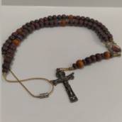 Terço Dos Homens Madeira Imbuia