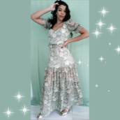 Vestido Três Marias em Crepe Floral