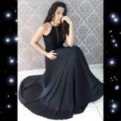 Vestido Godê Bordado