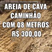 Caminhão de areia cava com 8 metros