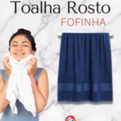 Toalha Felpuda de Rosto - Toquio Azul