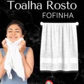 Toalha Felpuda de Rosto - Toquio Branca