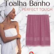 Toalha Banho Felpuda - Toquio Roxo