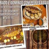 Peixes assados