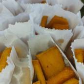 Frango Assado com Polenta Frita