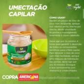 Óleo de coco no cabelo 