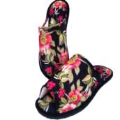 Chinelo De Quarto Aberto Feminino Floral Cod 69